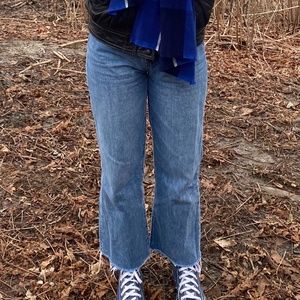 Aritzia denim forum The Farrah high rise wide leg